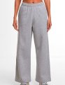 Dames Joggingbroek Build Your Brand Wideleg heather Grey